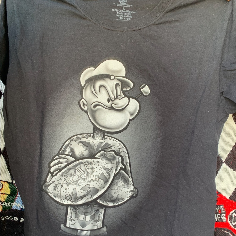 Popeye T-Shirt Size L